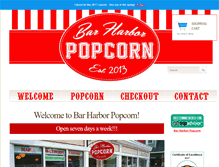 Tablet Screenshot of barharborpopcorn.com